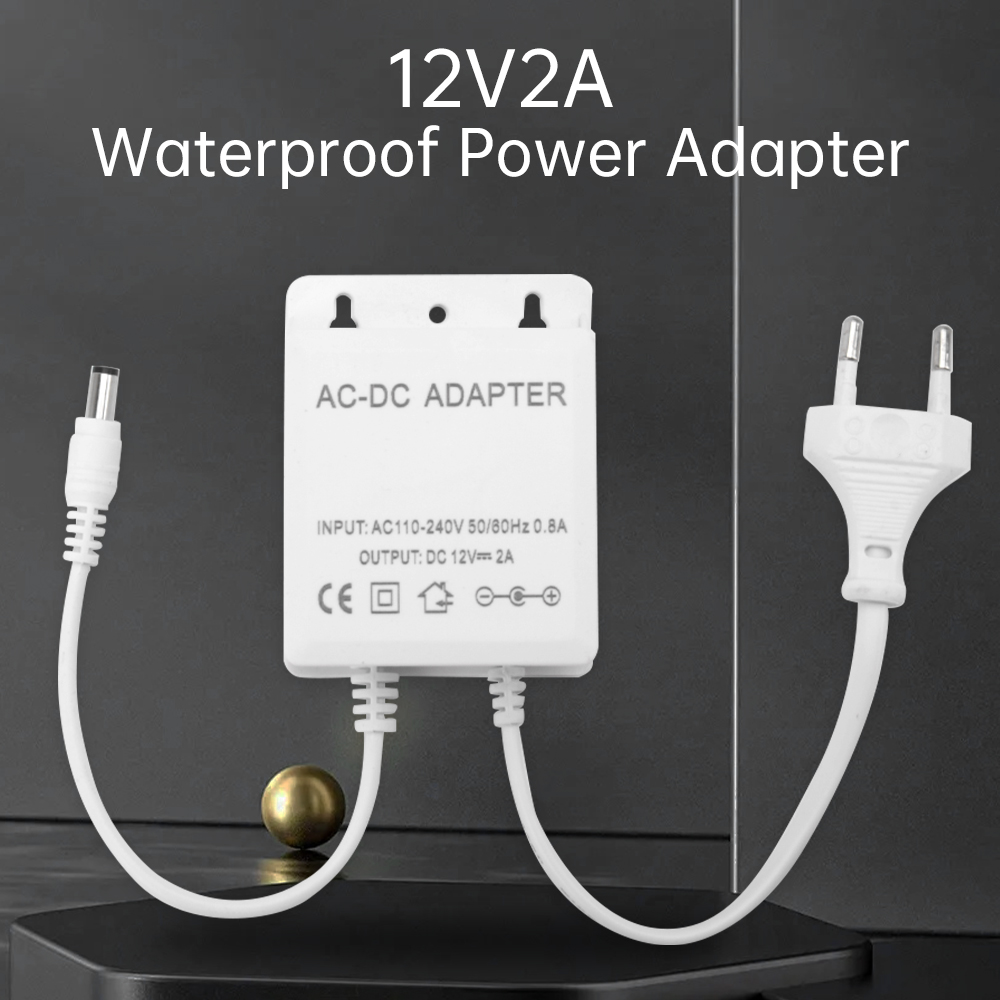 Outdoor Power Wash - DC12V 2A EU Stecker Adapter Sicherheit