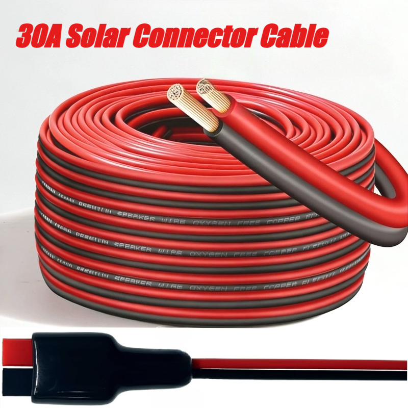 Outdoor Power Double Adapter - 30A Ladeanschlusskabel für Solarmodule 12AWG Stecker-Buchse