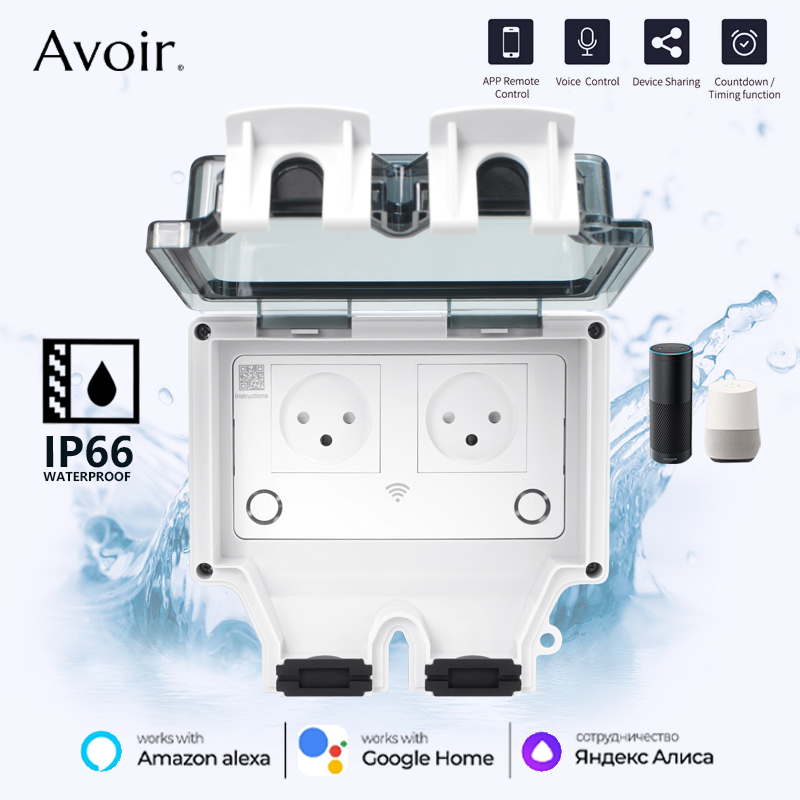 Outdoor Power Outlet With Remote Control - Avoir IP66 Outdoor Wasserdichte Steckdose Israel