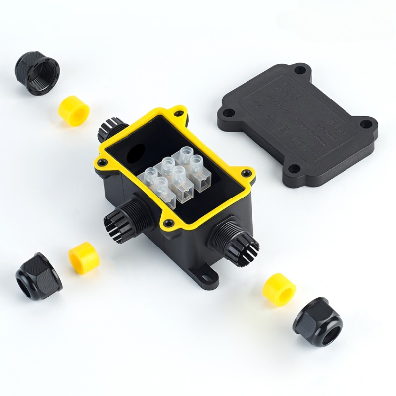 Outdoor Power Junction - Wasserdichte IP68-Anschlussdose für den Außenbereich –