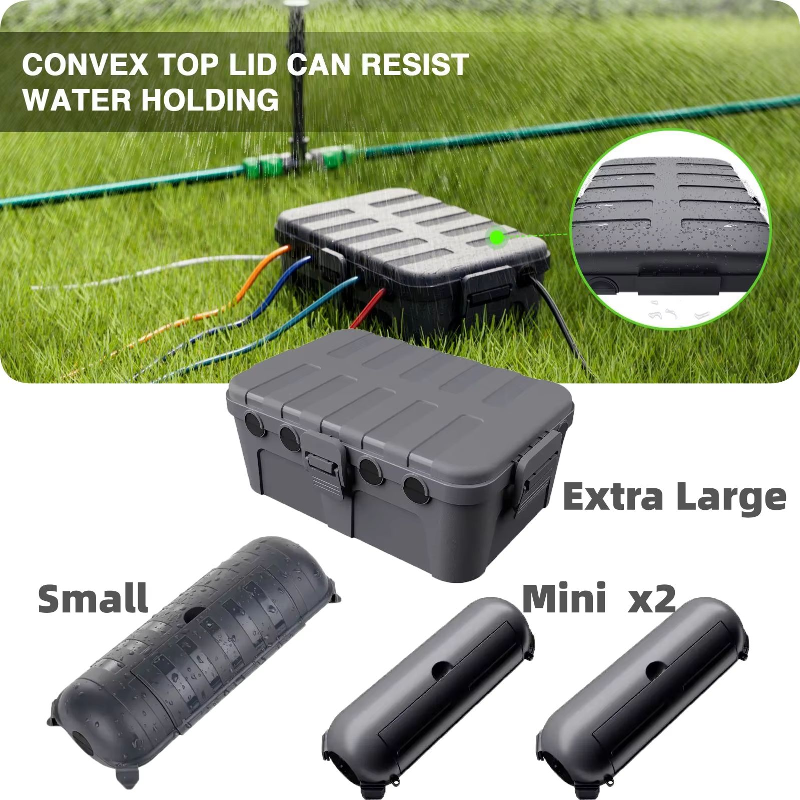 Outdoor Power Wash - Große Wetterfeste Outdoor-Elektrobox-Kabelabdeckungen zum Schutz von