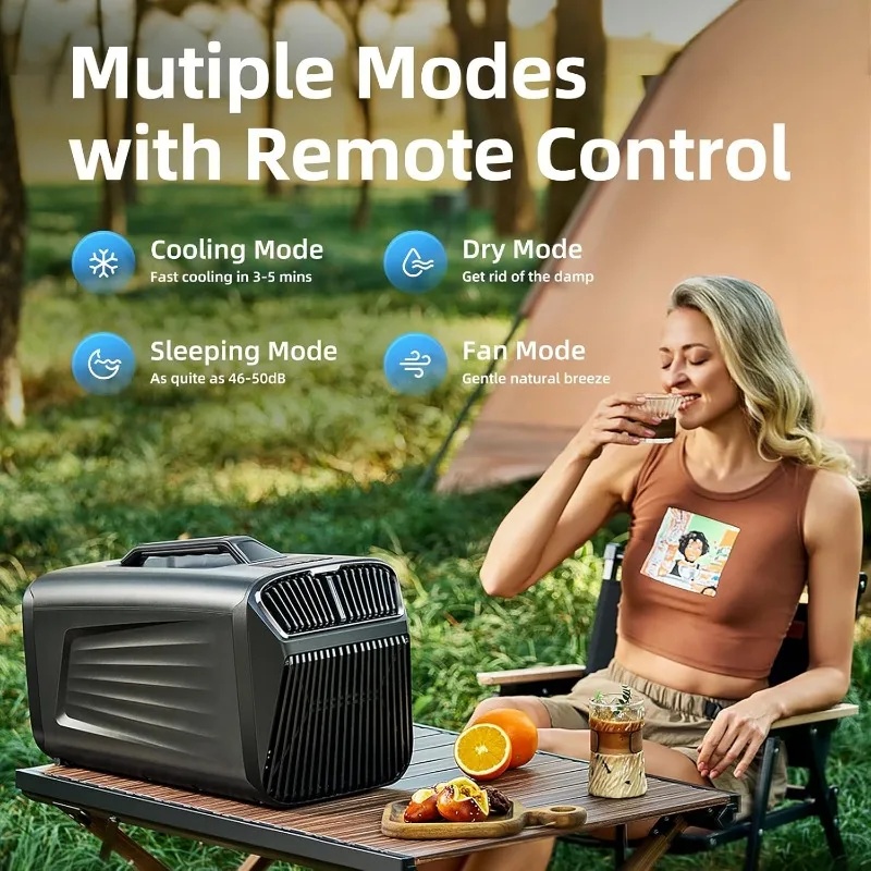 Outdoor Power Garage - 5200BTU Tragbare Klimaanlage für Zelte, energiesparend