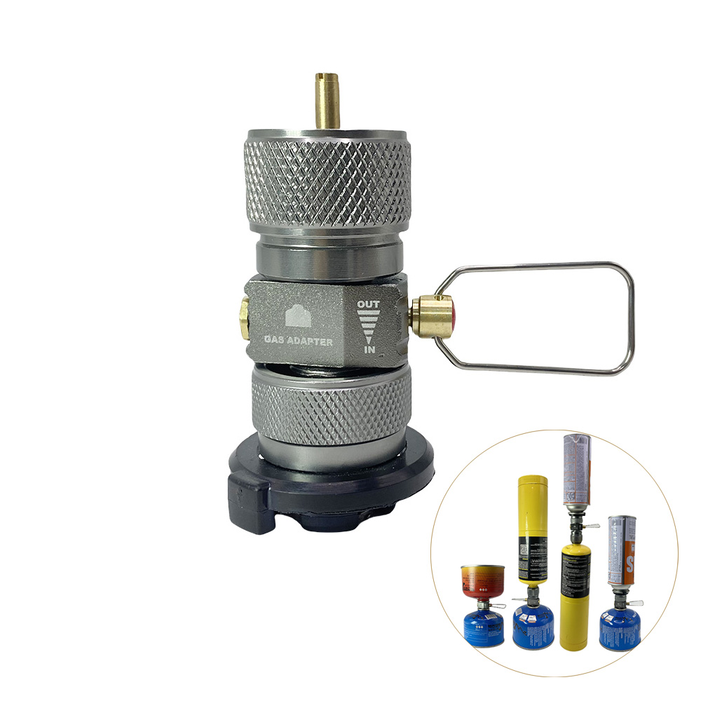 Outdoor Power Burner - Outdoor Camping Gas Brenner Adapter Konverter