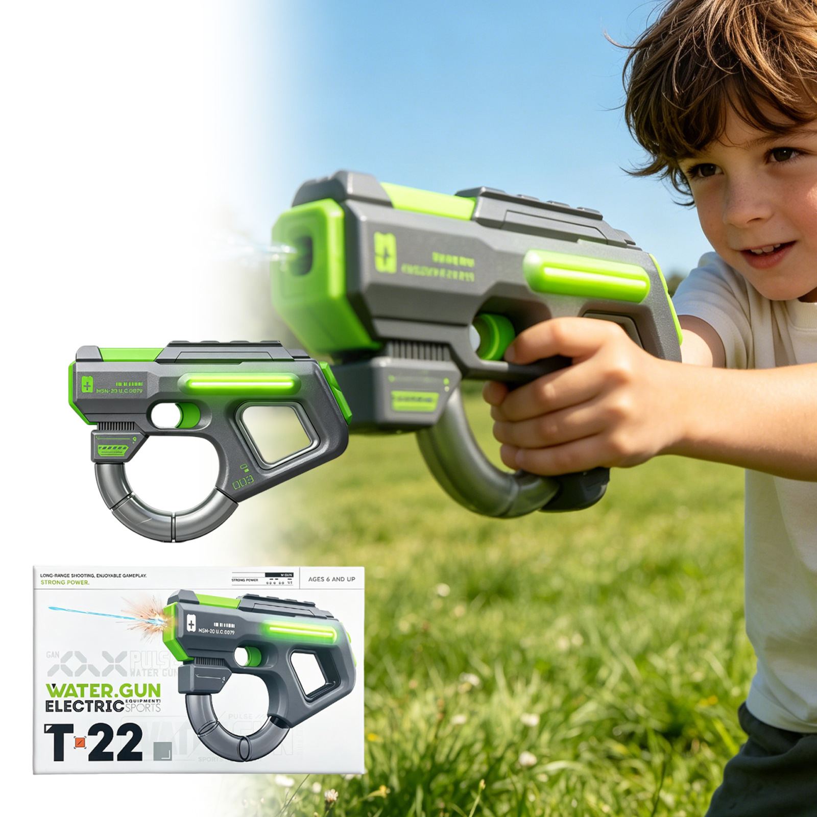 Outdoor Power Wash - 2026 Star Ring Stoßwellen-Wasserpistole Leistungsstarke Coole