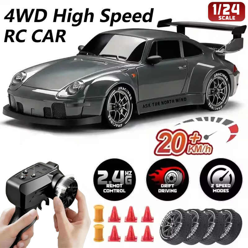 Outdoor Power Double Adapter - NEUES RC Drift-Auto 2,4GHz 1:24 Ferngesteuertes