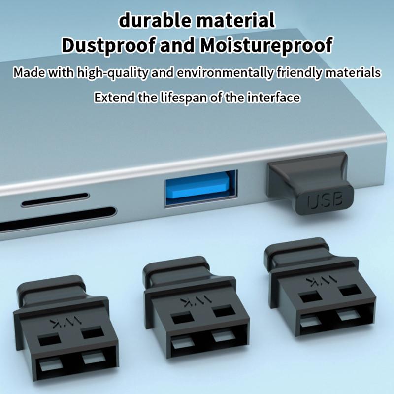Outdoor Power Socket - USB-Anschlussabdeckung mit Griff, unbenutzte Schnittstellen-Staubschutzkappe für