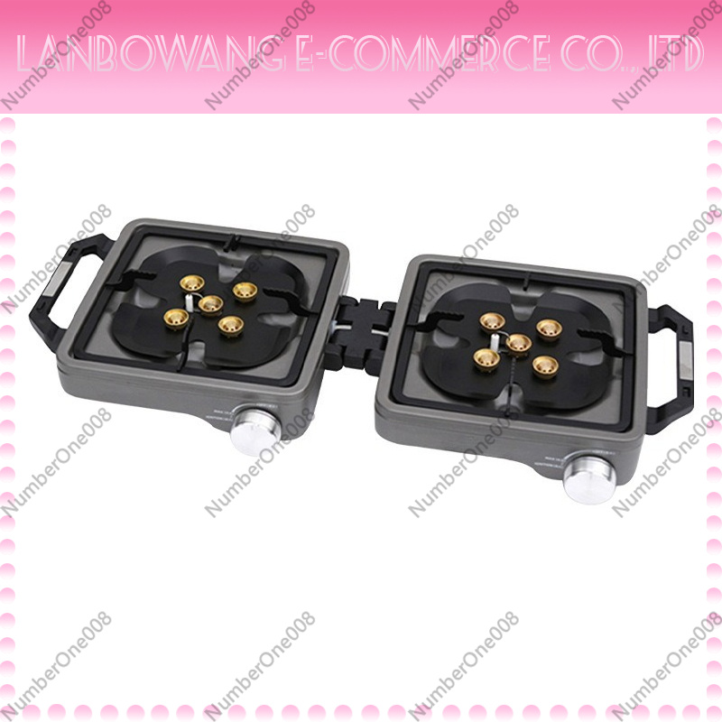 Outdoor Power Burner - Outdoor Doppelbrenner Hochleistungs-Campingkocher Klappbarer BBQ-Grill Split-Kocher