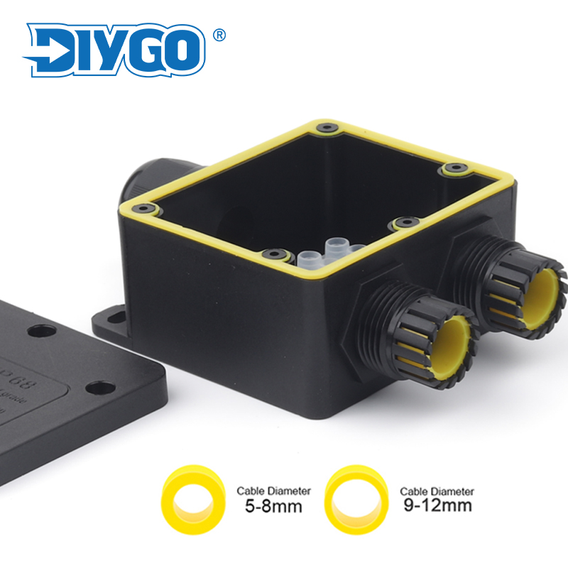 Outdoor Power Junction - IP68 wasserdichte Anschlussdose für den Außenbereich,