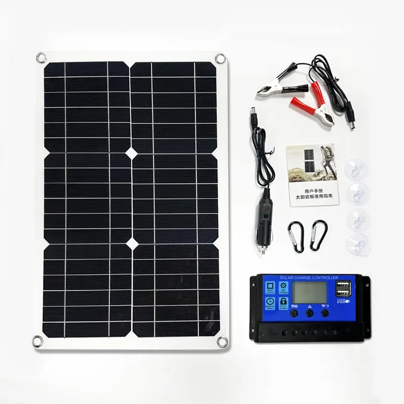 Outdoor Power Port - 2026 NEU 500W 12V Tragbares Solarpanel