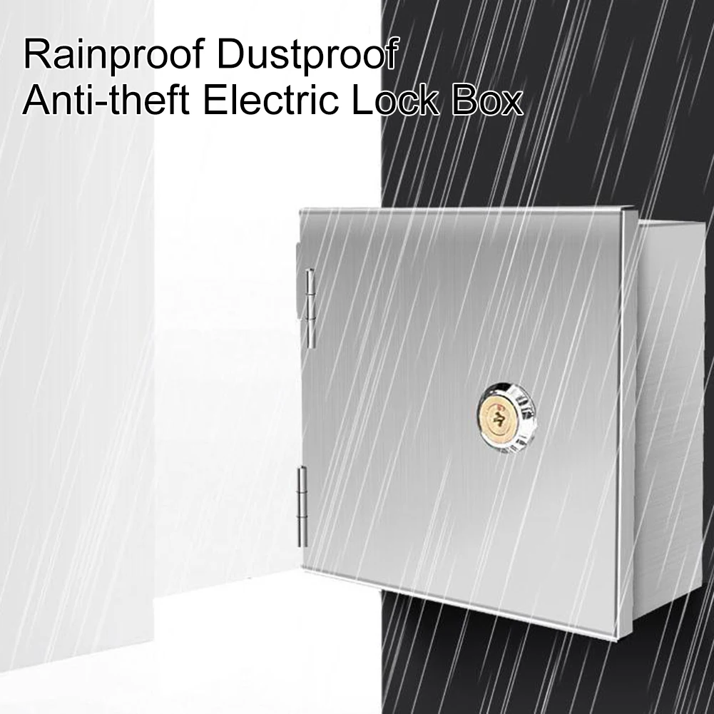 Outdoor Power Socket - Wasserdichtes Edelstahl-Elektrobox-Schloss für elektrische Steckdosen im