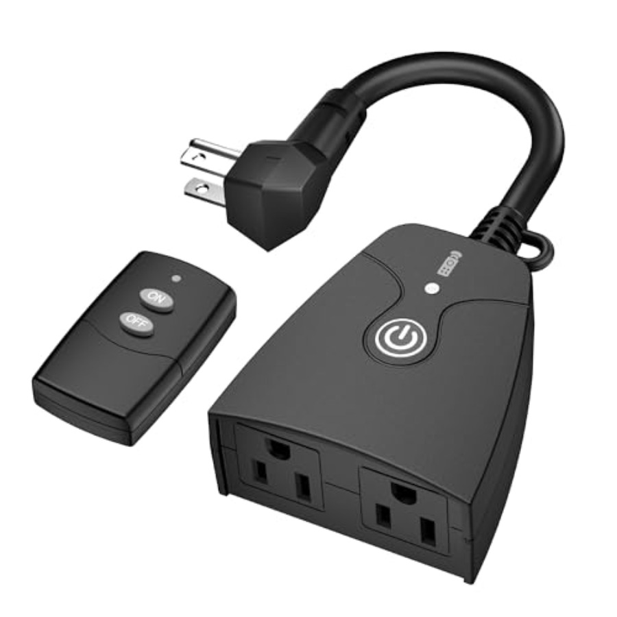 Outdoor Power Outlet With Remote Control - Kabellose Fernbedienungssteckdose für den Außenbereich, wetterfeste