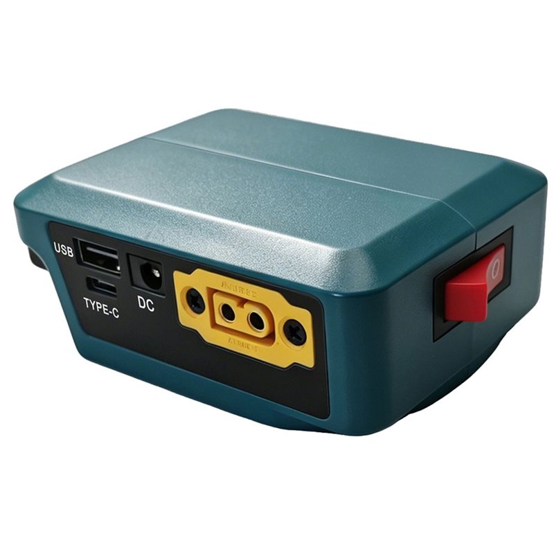 Outdoor Power Double Adapter - 【HOT A69Z!】Multifunktionsadapter für 18-V-Lithiumbatterien, Doppelanschluss, schnelles