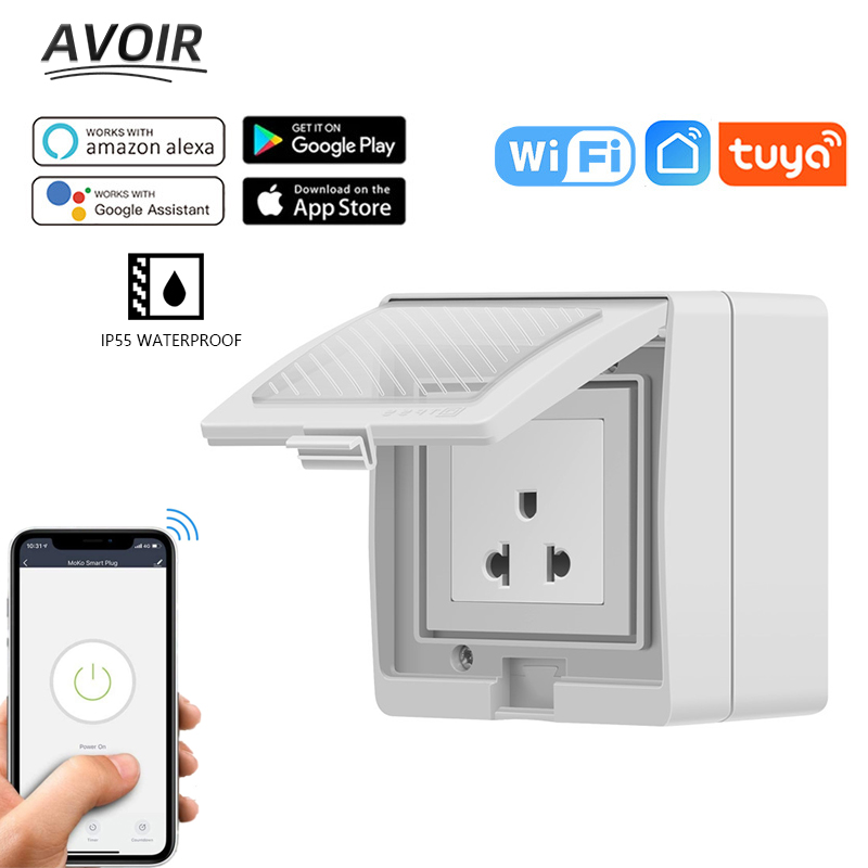 Avoir IP55 Tuya Smart Wasserdi – Outdoor Power Outlet With Remote Control Bewertung und Preis