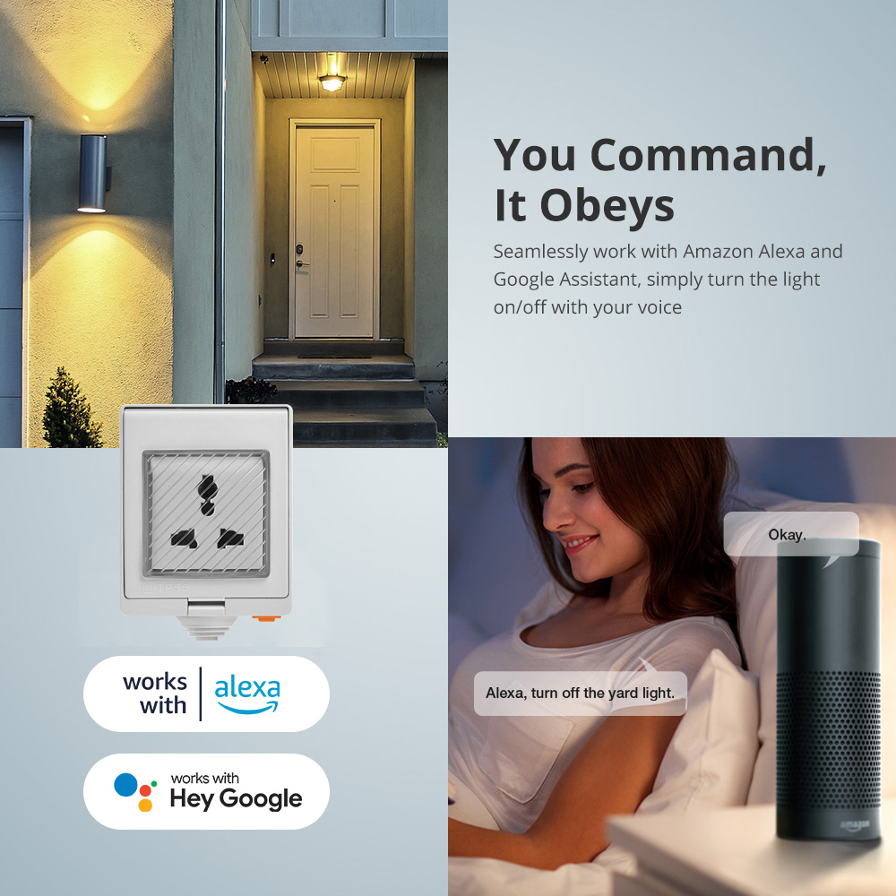 Avoir IP55 Tuya Smart Wasserdi – Outdoor Power Outlet With Remote Control Bewertung und Preis