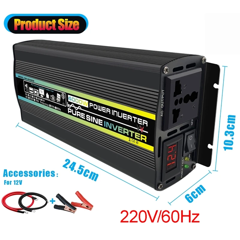 4000W Reine Sinus Welle Auto I – Outdoor Power Socket Bewertung und Preis