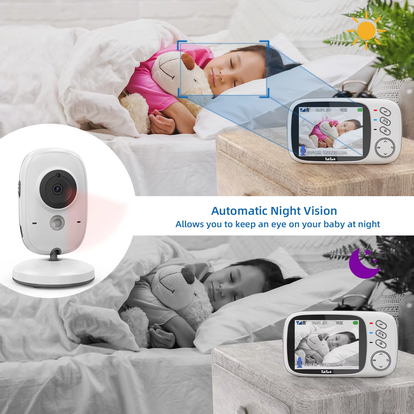 TakTark 3,2 Zoll Wireless Vide – Outdoor Power Port Bewertung und Preis