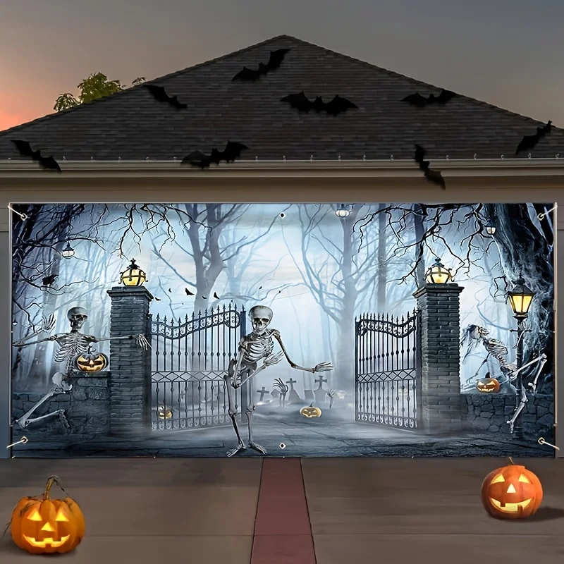 Halloween-Garagentorbanner ohn – Outdoor Power Garage Bewertung und Preis