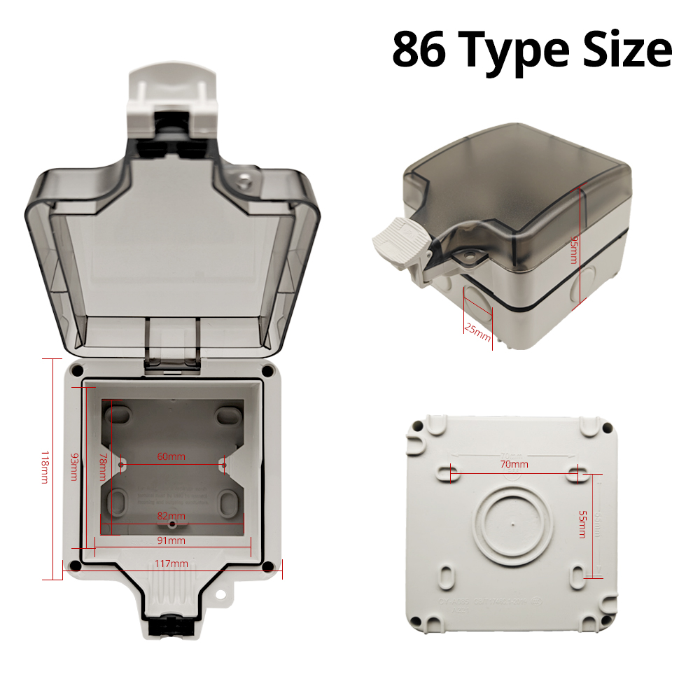 Wallpad IP66 Staubdichte wasse – Outdoor Power Socket Bewertung und Preis
