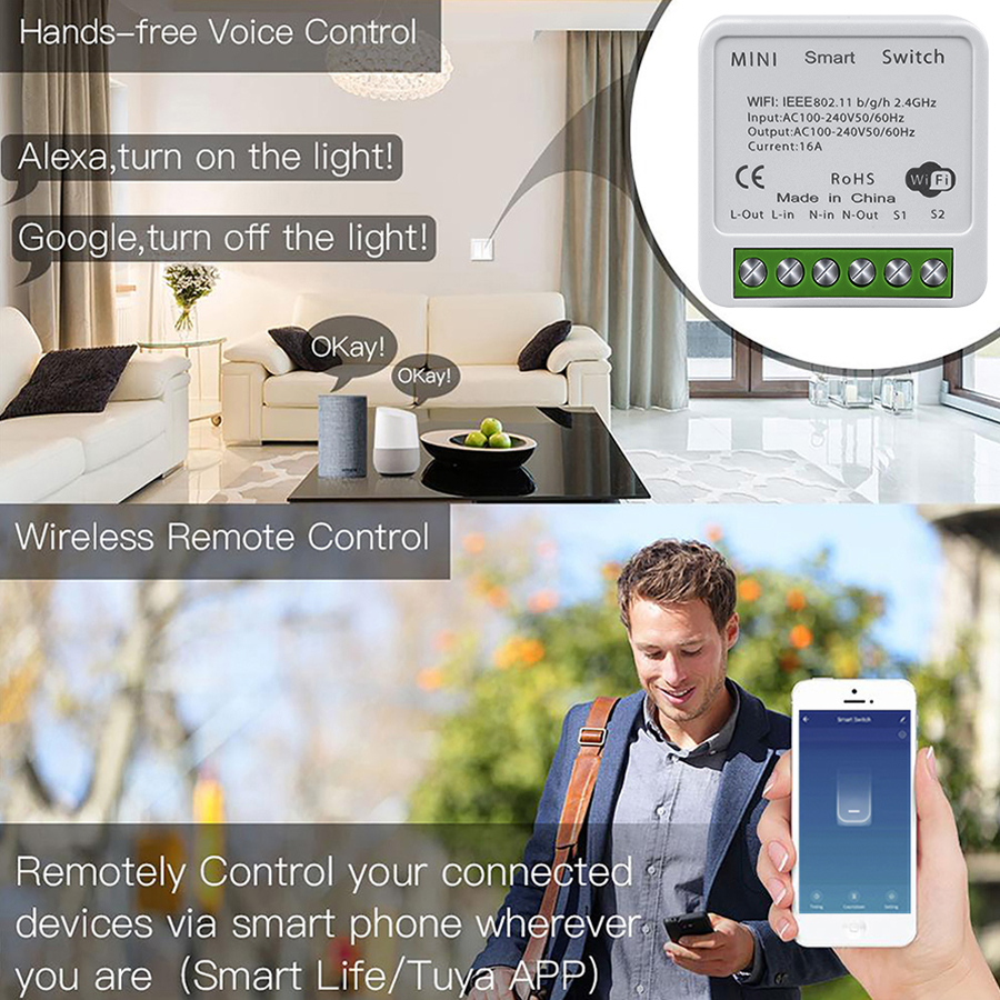Tuya WiFi Smart Licht Schalter – Outdoor Power Outlet With Remote Control Bewertung und Preis