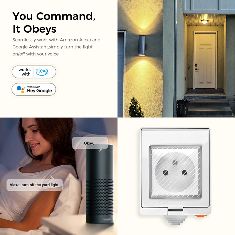 Avoir ip55 tuya wifi steckdose – Outdoor Power Outlet With Remote Control Bewertung und Preis