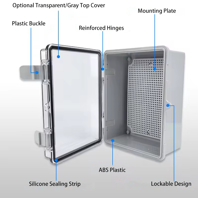 IP66 Wasserdichtes Graues/Tran – Outdoor Power Junction Bewertung und Preis