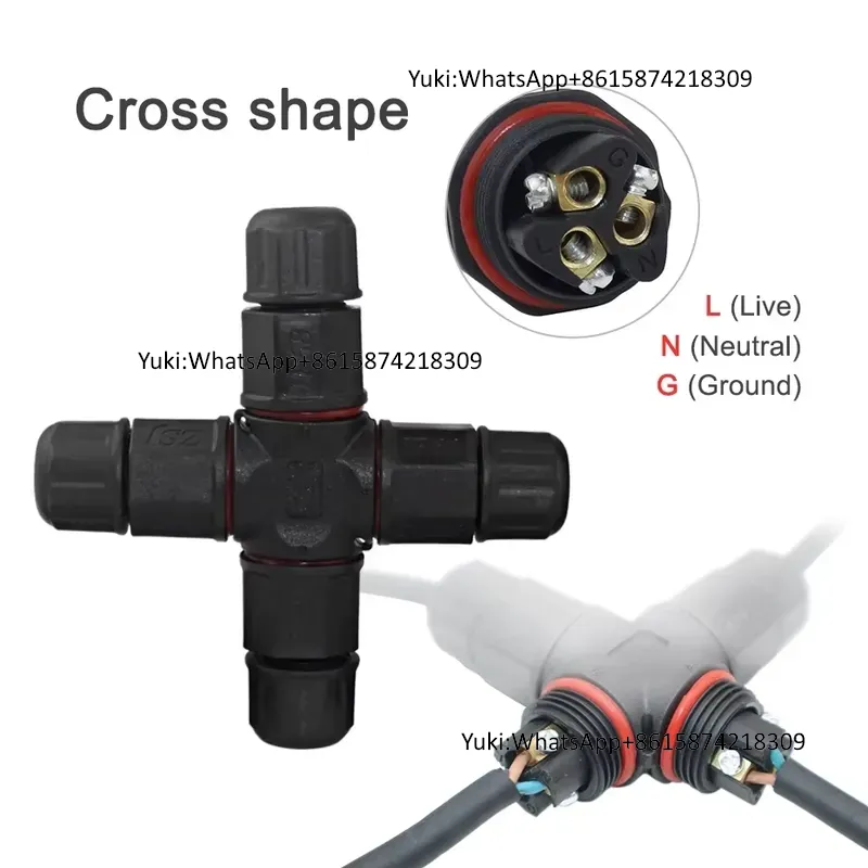 IP68 Wasserdichter Kabel-T-Ver – Outdoor Power Junction Bewertung und Preis