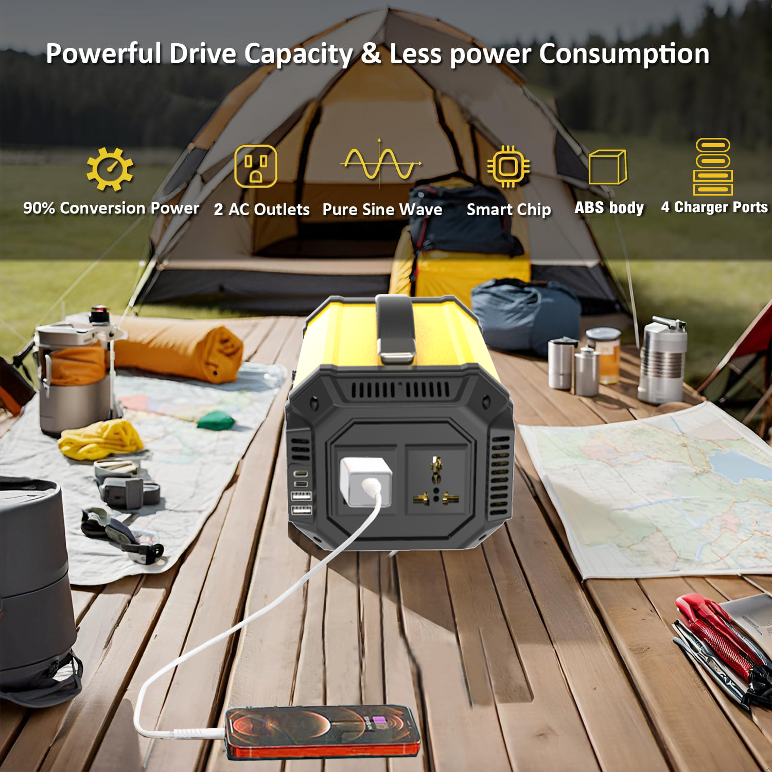 Wechselrichter DC 12V auf AC 2 – Outdoor Power Socket Bewertung und Preis