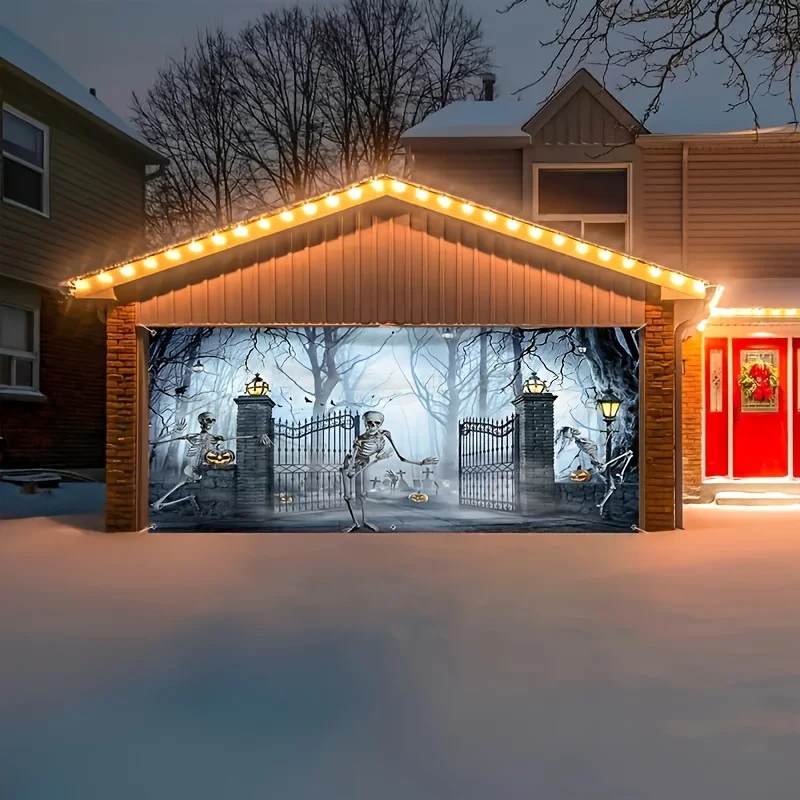 Gruseliges Halloween-Garagento – Outdoor Power Garage Bewertung und Preis