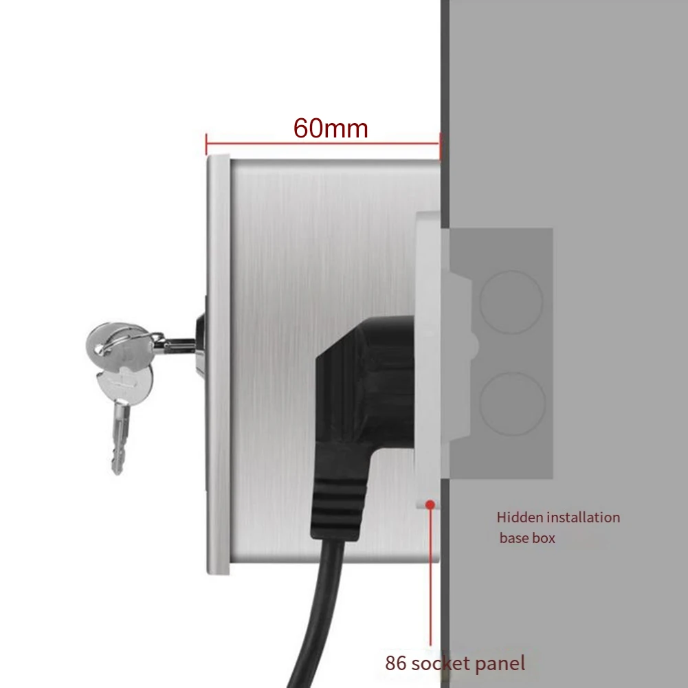 Wasserdichtes Edelstahl-Elektr – Outdoor Power Socket Bewertung und Preis