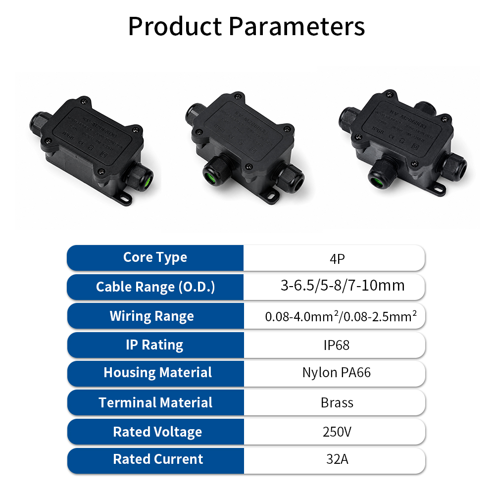 IP68 Wasserdichte Anschlussdos – Outdoor Power Junction Bewertung und Preis