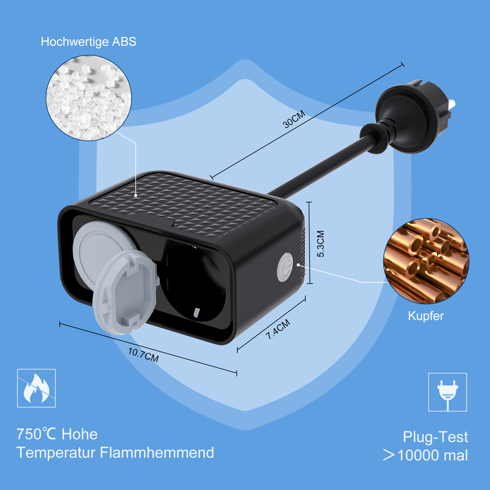 EU WIFI Smart Steckdose Outdoo – Outdoor Power Outlet With Remote Control Bewertung und Preis